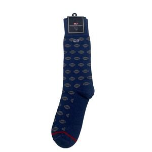 Vineyard Vines Socks Blue Football